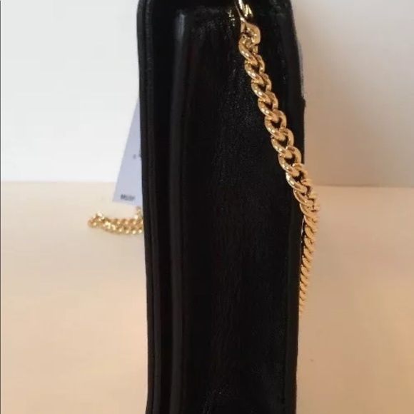 Michael Kors Ellie Medium Clutch  Bag Black - Picture 6 of 7